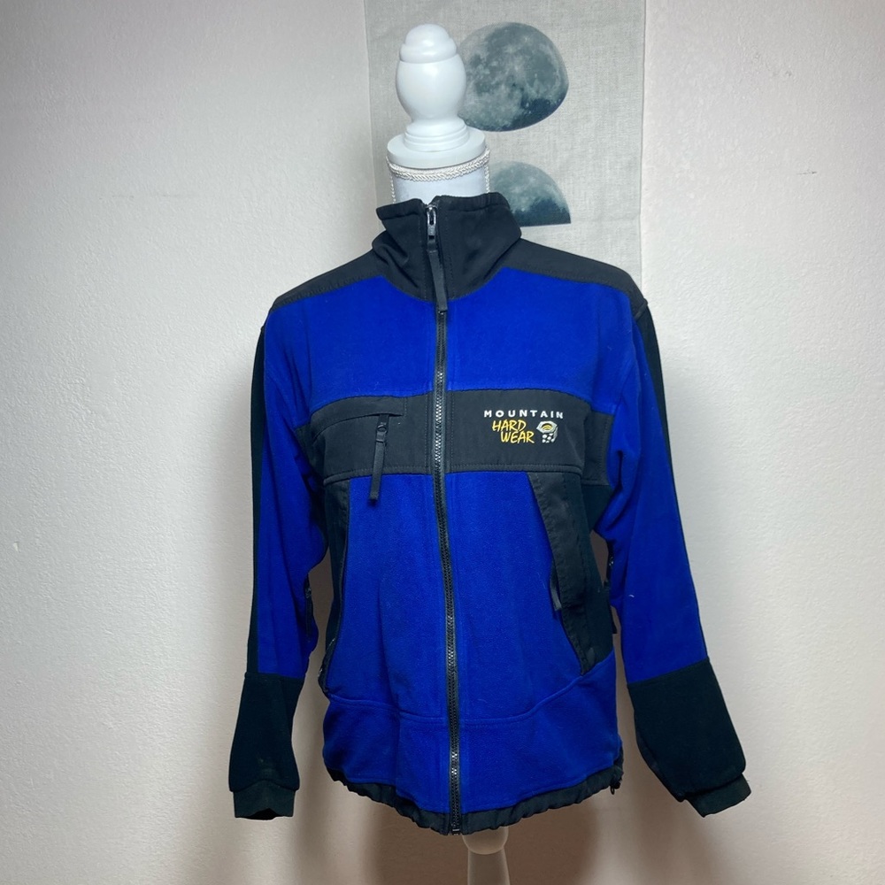 Mountain Hardwear blue fleece zip-up